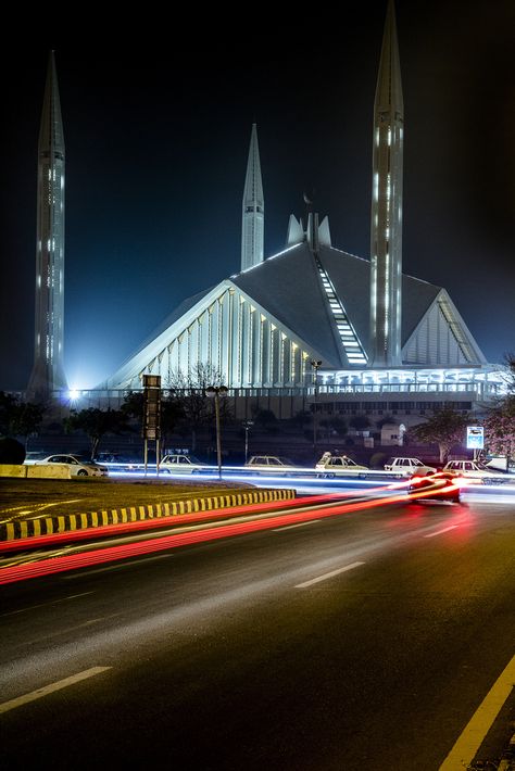 Faisal Masjid, Faisal Mosque, Pakistan Tourism, King Faisal, Pakistan Culture, Beautiful Pakistan, Pakistan Travel, Pakistan Zindabad, Islamabad Pakistan