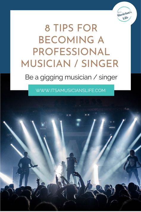 8 tips for becoming a professional musician or singer. Click the pin for tips on how to become a gigging musician or singer or head to the website www.itsamusicianslife.com for more tips and info How To Become A Singer, Instagram Music, Class Of 2018, Famous Singers, Interview Questions, Professions, Middle School, High School, The Voice