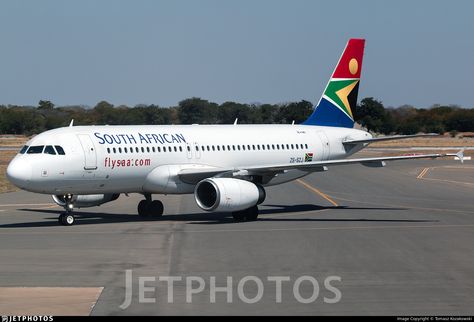 Photo of ZS-SZJ - Airbus A320-232 - South African Airways South African Airways, Airbus A320, Boeing 747 200, Deck Photos, Route Map, Airport City, Aviation History, Cabin Design, Flight Deck