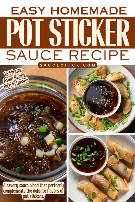 Pot Sticker Sauce Recipe for a Perfect Dipping Sauce Pot Sticker Dipping Sauce, Hot Pot Dipping Sauce Recipe, Pot Sticker Sauce, Curry Dipping Sauce, Potsticker Sauce, Asian Dipping Sauce Recipes, Dumpling Dipping Sauce, Asian Dipping Sauce, Asian Sauces