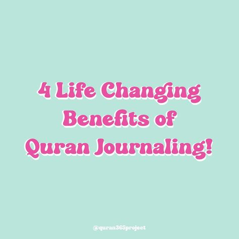 Quran journaling will help you UNLOCK the full benefit of the Quran in your Life...Bi idh niLlah And you can get started Today with our QJ Starter Kit, created to help beginners(you) get started with Quran journaling, so that you can start experiencing its Massive Benefits. ThIS KIT IS FOR YOU IF: You are currently frustrated/unhappy about your current relationship with the Quran. You want to concentrate better in salah, since you now know the meanings of what you are recting because you ... Quran Journaling, Busy Person, The Quran, Starter Kit, Life Changes, Quran, Get Started, Meant To Be, Benefits