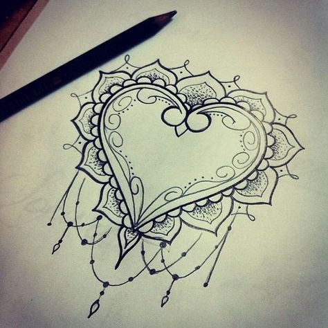 i like the more intricate shapes (not just rounds) and kinda like the partial dotwork shading too: Tattoo Painting, Tattoo Heart, Disney Tattoo, Geniale Tattoos, Diy Tattoo, 1 Tattoo, Tattoo Feminina, Trendy Tattoos, Mandala Tattoo