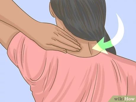 3 Ways to Give a Shoulder Massage - wikiHow Tense Shoulders, Muscles Of The Neck, Neck Muscles, Shoulder Massage, Muscle Up, Shoulder Muscles, Self Massage, A Massage, How To Give