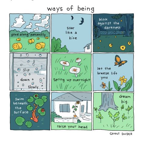 Grant Snider, Art Of Noticing, Life Comics, Magical Life, Stream Of Consciousness, Wow Art, The 5th Of November, Cute Comics, Fun Comics