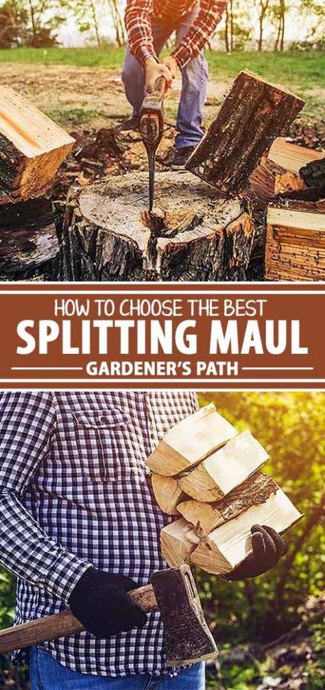 If you enjoy splitting your own wood for the fireplace or backyard fire pit, join us in an exploration of the best tool for the job: the splitting maul. Different in design and function from an axe, this is a tool meant to divide wood along the grain with the least amount of effort. Read along as we take a closer look at the features that make this tool so effective, and discover our favorites for the task. Stacking Firewood, Wood Splitting, Splitting Wood, Modern Homestead, Backyard Fire Pit, Homestead Ideas, Homegrown Food, Gardening Gear, Sustainable Community