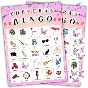 Birthday fun with Taylor Swift themed bingo Taylor Swift Bingo, Bingo Party, Party Fans, Party Favors Birthday, Taylor Swift Party, Taylor Swift Birthday, Favors Birthday, Birthday Party Activities, Birthday Party For Teens