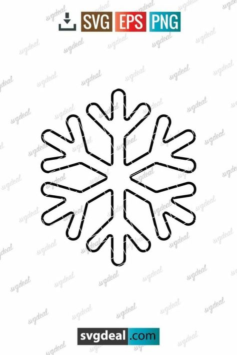 Snowflake Outline Svg Elsa Svg, Snowflake Outline, Snowflake Images, Christmas Cricut, Start Now, Personal Project, File Free, Svg Free Files, Free Svg