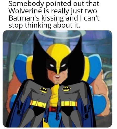 Wolverine Meme, Kiss Meme, The Wolverine, Memes Of The Day, Dc Memes, Memes Humor, Celebrity Art, Breaking Bad, Edgy Memes