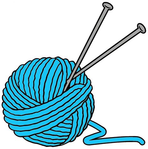 Yarn Drawing, Yarn Clipart, Sewing Clipart, Ball Drawing, Free Yarn, Knit Art, Yarn Store, Yarn Ball, Knit Stitch Patterns