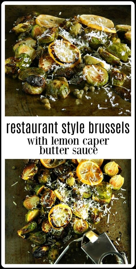 Lemon Caper Butter Sauce, Caper Butter Sauce, Caper Butter, Vegetables Dishes, Capers Recipe, Food Vibes, Lemon Chicken Recipe, Eating Better, Sprout Recipes