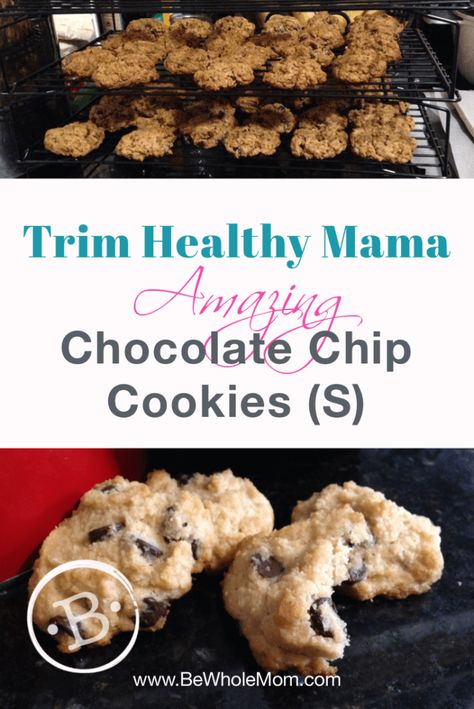 Trim Healthy Mama Amazing Chocolate Chip Cookies Trim Healthy Momma, Mama Recipe, Thm Desserts, Chip Cookie Recipe, Gluten Free Grains, Trim Healthy, Trim Healthy Mama, Delicious Chocolate, Cookies Recipes Chocolate Chip