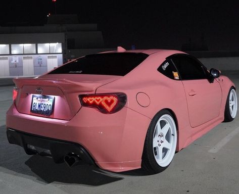 Luxury Baddie, Jdm Girls, Pink Cars, Pink Car Accessories, Girly Car Accessories, Pimped Out Cars, Girly Car, Toyota 86, Car Goals