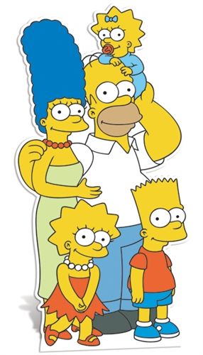 Simpson Family Standup. Stands 1.6m tall. Item is a cardboard cutout. Simpson Family Drawing, Simpsons Birthday Party, Simpsons Birthday, Simpsons Party, 가족 일러스트, The Simpsons Family, Simpson Family, Simpsons Gift, Simpson Wallpaper Iphone