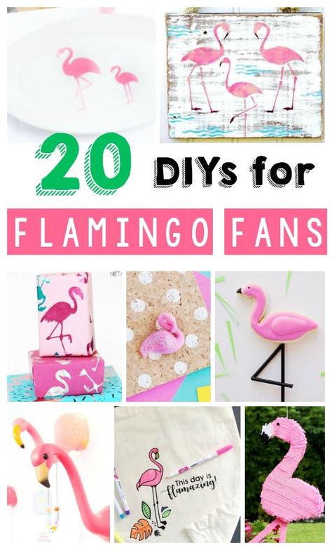 20 DIY Flamingo Craft Ideas. | Flamingos | DIY | Crafts | Pink Flamingo Crafts, Flamingo Diy, Flamingo Projects, Pink Flamingo Pool, Diy Flamingo, Flamingle Party, Flamingo Craft, Flamingo Themed Party, Fun Diy Craft Projects