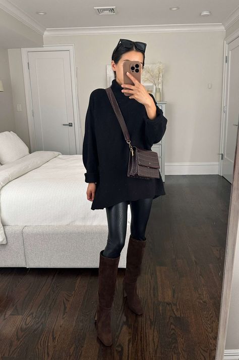 Petite Fall Outfit Ideas: Platform Loafers, Brown Boots Petite Fall Outfits, Suede Boots Outfit, Levis Wedgie Jeans, Wedgie Jeans, Loafers Brown, Brown Knee High Boots, Madden Boots, Nordstrom Sale, Brown Suede Boots