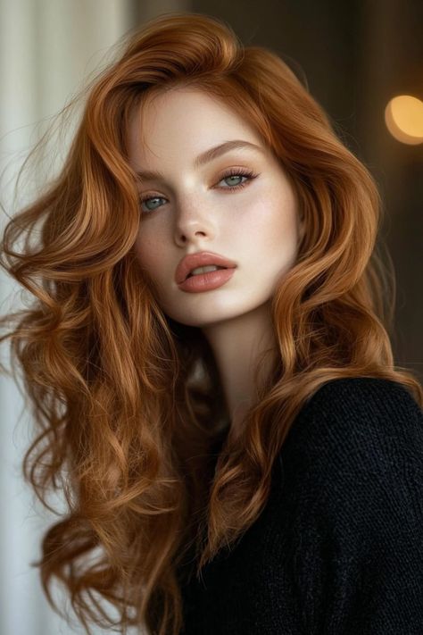 26 Killer Deep Auburn Hair Color Ideas You Need Now Deep Winter Hair Color, Deep Auburn Hair, Deep Auburn, Festive Hair, Hair Color Auburn, Christmas Hairstyles, Winter Hair Color, Retro Waves, Auburn Hair