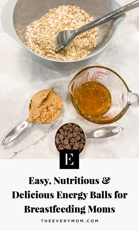 Easy Energy Balls, Postpartum Snacks, Breakfast Balls, Energy Balls Recipe, Oatmeal Balls, Breastfeeding Snacks, Ball Recipes, Energy Ball Recipe, Breastfeeding Foods