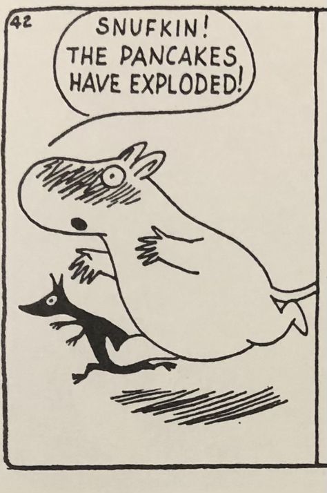 Moomin Comic Strip, Moomin Bedroom, Moominvalley Aesthetic, Moomin Funny, Moomin Valley Aesthetic, Snufkin Comic, Moomin Quotes, Moomin Comic, Moomin Art