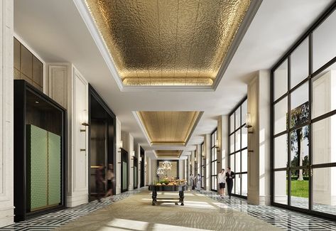 Suning Zhongshan Golf Resort, Nanjing - Picture gallery 17 Ballroom Design, Function Hall, Hotel Entrance, Lobby Design, Hall Design, Nanjing, Luxury Homes Dream Houses, Hotel Interior, Golf Resort