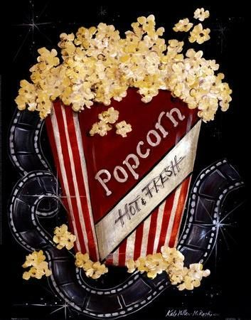 Popcorn Posters, Theme Painting, Fresh Movie, Movie Room Decor, Art Print Display, Movie Themes, Movie Room, Chalkboard Art, Chalk Art