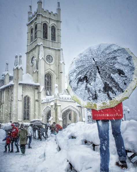 Christ Church , Shimla Snowfall - 7th Jan, 2017  Shimla, Himachal Pradesh  Photo By- @shadow_and_sun (Harish Sharma) #Follow . Hashtag your pictures/videos with #InstaHimachal #TravelWithIH or simply tag us @instahimachal in your photos to get featured on Insta Himachal. You can also mail us at instahimachal@gmail.com  Join Us On Facebook Too- www.facebook.com/instahimachal . #Himachal #HimachalPradesh #Himalayas #TravelDiaries #TravelGram #wanderer #wanderlust #HuffPostGram #instagramhub #Passi Snowfall In Shimla, Fresh Snowfall, Shimla, Christ Church, Himachal Pradesh, Taxi Service, And So The Adventure Begins, My Photo Gallery, Winter Photography