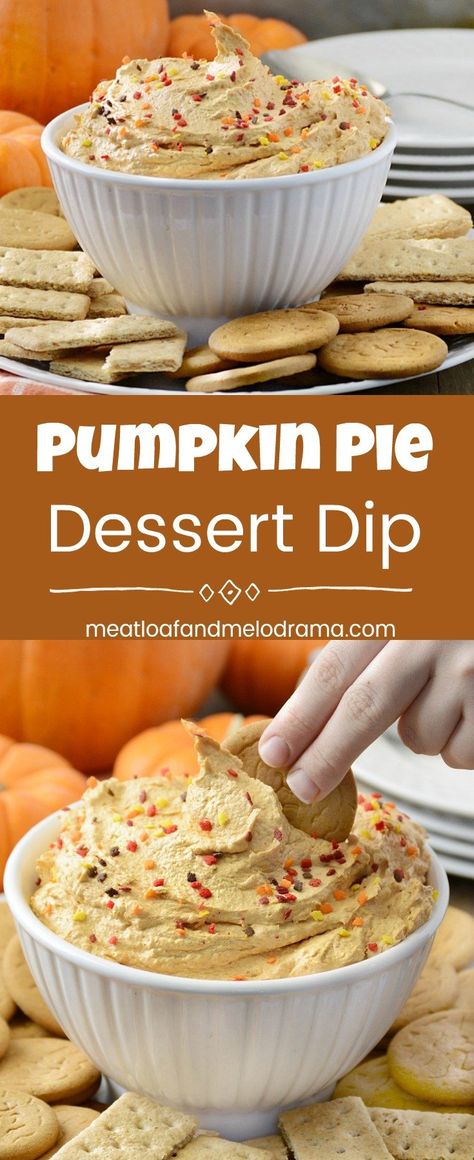 Desserts Potluck, Pumpkin Pie Dip Recipe, Appetizer Thanksgiving, Sweet Dips Recipes, Sweet Dip, Pumpkin Pie Dip, Dessert Dip Recipes, Easy Potluck, Dessert Dip