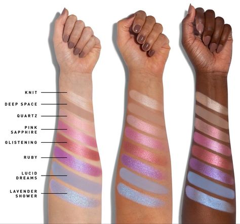 Spark Light, Ethereal Style, Pale Peach, Orchid Purple, Matte Pink, Rosy Pink, Dusty Purple, Gold Flecks, Youtube Stars