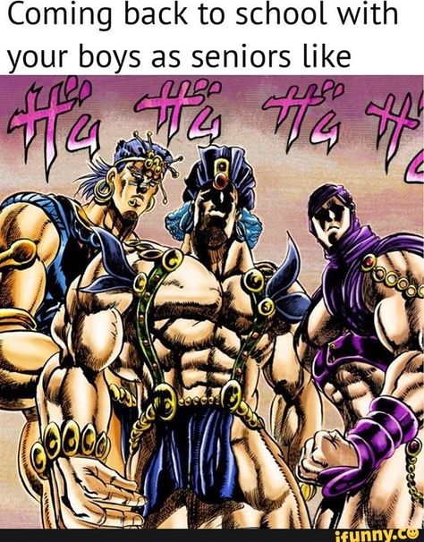 Coming back to school with ors like – popular memes on the site iFunny.co #jojosbizarreadventure #animemanga #jojo #jojosbizarreadventure #jojokes #jojosbizzareadventure #best #funny #dirt #coming #back #school #ors #pic Pillar Men, Back School, Popular Memes, Back To School, Memes, Anime