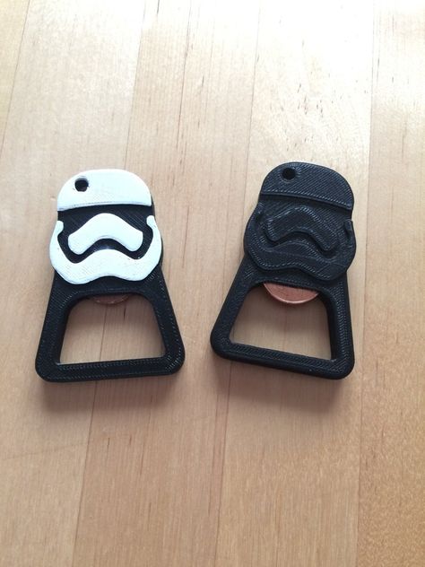 Stormtrooper Bottle Opener by Yoplox - Thingiverse 3d Printed Bottle Opener, 3d Printable, Creative Commons, Send Me, 3d Print, Bottle Opener, 3d Printing, Coin, Quick Saves