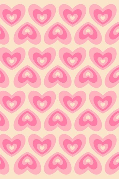 Free vector flat design wildflower heart... | Free Vector #Freepik #freevector #groovy-background #illustration-background #flat-design #flat-background Wildflower Heart Wallpaper, Pink Preppy Wallpaper, Motion Wallpapers, Pink Preppy, Gym Fits, Preppy Wallpaper, Aesthetic Pink, Heart Wallpaper, Flat Design