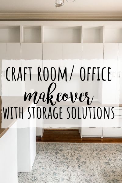 Craft Room And Office, Basement Craft Rooms, Office Craft Room Combo, Craft Room Desk, Ikea Craft Room, Basement Office, Small Craft Rooms, Ikea Crafts, Office Built Ins