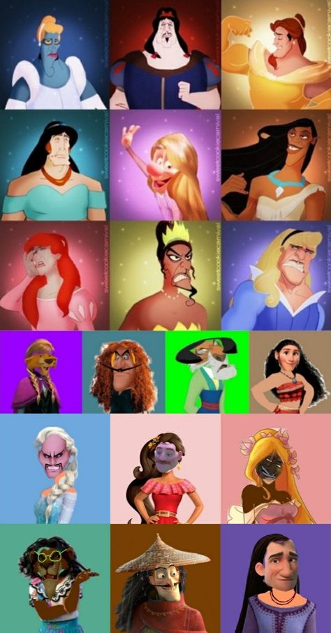 Disney Male Villains Are Being Disney Princesses! Male Disney Princess, Male Disney Villains, Disney Princess Comics, Funny Kid Memes, Disney Princes, Vintage Princess, Disney Fun, Disney Princesses, Disney And Dreamworks