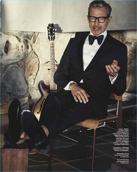 Tom Ford Bow Tie, Gq Australia, Jeff Goldblum, Its 2017, Gq Magazine, Male Fashion Trends, Famous Men, In The Spotlight, American Actors