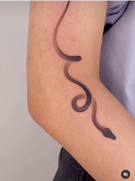 Delicate Snake Tattoo, Hairline Tattoos, Gallery Tattoo, Cuff Tattoo, White Tattoos, Sibling Tattoos, Discreet Tattoos, Hot Tattoos, White Tattoo