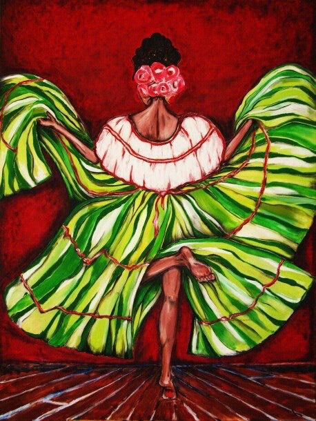 Mexican Graphic Design, Latin American Folk Art, Mexican Art Painting, Mexican Artwork, Ballet Folklorico, Mexican Culture Art, Puerto Rico Art, Art Therapy Projects, Dancers Art