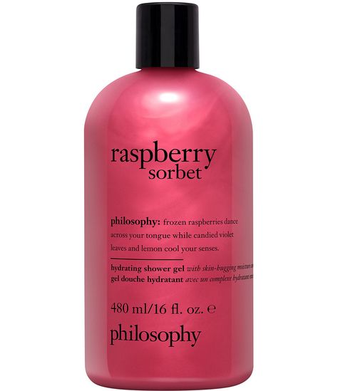 Upgraded with a skin-hugging moisture complex for intense hydration the moisture-barrier-respecting formula efficiently cleanses, soothes, and comforts dry skin, while a joyful scent of frozen raspberries, candied violet leaves and lemon energizes your senses. Benefits: Formulated with 5x more hydrating ingredients than before. Hydration lasts after showering with no film or residue. Clinically demonstrated to respect ski Raspberry Body Wash, Everything Shower Products, Body Smell Good Hacks, Scent Routine, Violet Leaves, Frozen Raspberries, Shower Products, Beauty Products Gifts, Sephora Skin Care