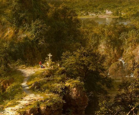 "Heart of the Andes" (detail) 1859 Frederic Edwin Church | Flickr Frederic Church, Frederic Edwin Church, Edmund Dulac, Walter Crane, Hudson River School, 19th Century Paintings, Detailed Paintings, Baby Room Art, Famous Artwork