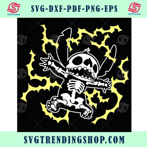 Disney Stitch Skeleton Svg Halloween Svg, Stitch Svg Check more at https://svgtrendingshop.com/product/disney-stitch-skeleton-svg-halloween-svg-stitch-svg/ Stitch Skeleton, Shirt Svgs, Halloween Svgs, Halloween Svg Files, Stitch Svg, Horror Svg, Skeleton Svg, Witch Svg, Ghost Svg