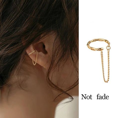 1 Pc 2023 Fashion Minilist No Piercing Ear Cuff Earrings for Woman Fake Piercing Earcuff Clips Earrings for Women Cuffs Jewelry Buy Here: etcshopx.com #fashion #earrings #clips #earringstyle #jewelry #womanstyle #followforfollowback #onlineshoppinglebanon #donaltrump Fake Earrings, Cuff Earring, Fake Piercing, Long Tassel Earrings, Cuff Jewelry, Ear Cuff Earings, Cuff Earrings, Ear Jewelry, Buying Jewelry