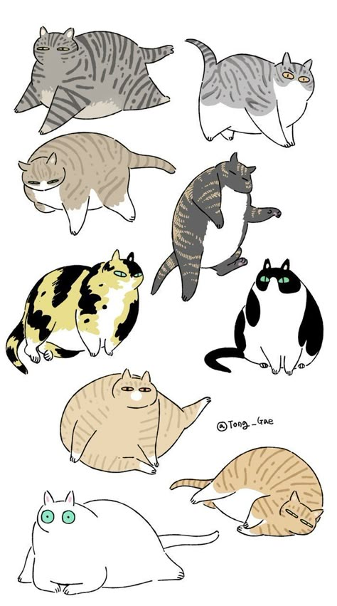 A Bunch Of Cats, Bunch Of Cats, Cat Drawing, Cat Lady, Cat Art, Animal Art, Drawing Ideas, Cute Art, Art Inspo