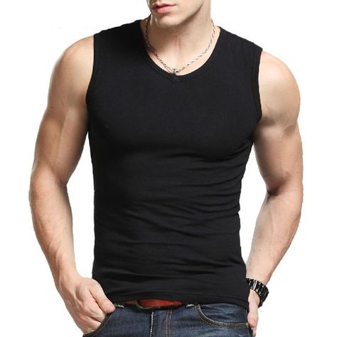 Men Bodybuilding, Gym Singlets, Bodybuilding Clothing, Bodybuilding T Shirts, Men's Vest, Cotton Shirts For Men, Gym Tank Tops, Male Man, Casual Vest