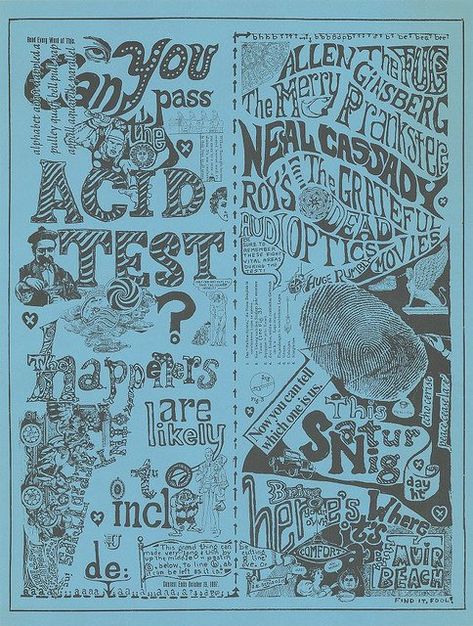 Stanley Mouse, Test Posters, Merry Pranksters, Muir Beach, Ken Kesey, Hippie Posters, Graduation Poster, Pop Art Images, Vintage Concert Posters