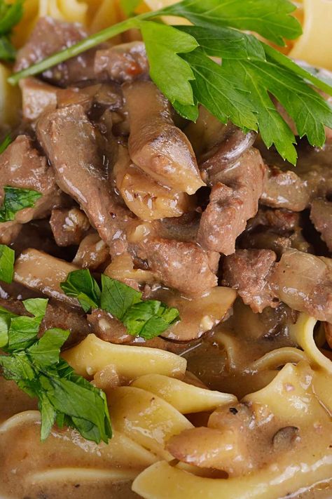 Beef Stroganoff With Leftover Prime Rib, Pioneer Woman Beef Stroganoff, Leftover Prime Rib Recipes Ideas, Prime Rib Leftover Recipes, Sliced Beef Recipes, Beef Stroganoff Sauce, Prime Rib Soup, Leftover Prime Rib Recipes, Leftover Prime Rib