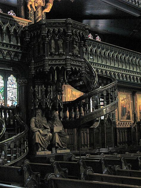 Gothic Stairs by K S Skaalrud, via Flickr Duomo Milano, Gothic Interior, Gothic Furniture, Slytherin Aesthetic, Gothic Decor, Gothic Architecture, Gothic Home Decor, Gothic House, Victorian Gothic