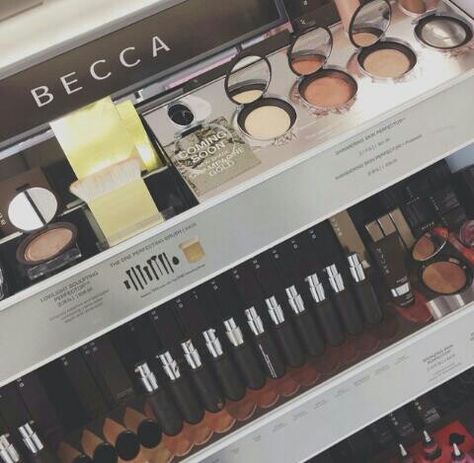 Becca Cosmetics display Becca Cosmetics, Cosmetic Display, Cabin, Makeup, Beauty, Make Up