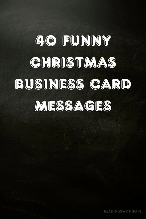 Discover 40 hilarious and creative Christmas business card messages to bring some festive cheer and humor to your holiday season. Perfect for spreading joy and laughter in the workplace or with clients, these witty holiday greetings add a fun twist to your professional connections! Business Christmas Cards For Clients, Xmas Wishes Messages, Business Christmas Greetings, Christmas Business Card, Christmas Card Messages Funny, Holiday Greetings Messages, Business Christmas Card, Christmas Greeting Card Messages, Holiday Card Sentiments