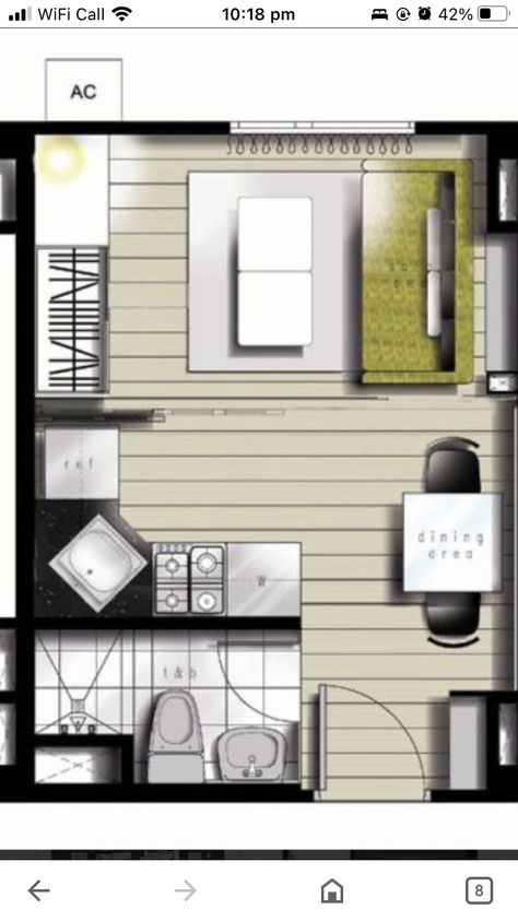 Studio Type Apartment Floor Plans, 25sqm Studio Apartment, 15 Sqm Studio Apartment, Studio Type Floor Plan, 15 Sqm Bedroom Design, Studio Type Interior Design, 25sqm Condo Design, 30 Sqm Floor Plan, 25 Sqm Condo Interior Design