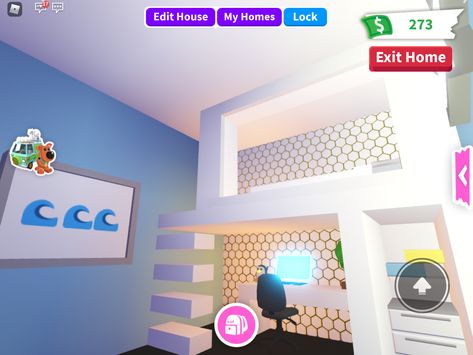 Adopt Me Small House Ideas, Peach Bedroom, Home Roblox, House Decorating Ideas Apartments, Simple Bedroom Design, Room Hacks, Cute Bedroom Ideas, Minecraft House Designs, Roblox Gifts