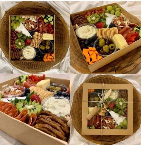 Small Charcuterie Box Ideas, Graze Box Ideas, Charcuterie Lunch, Charcuterie Box, Charcuterie Boxes, Grazing Food, Grazing Boxes, Charcuterie Gifts, Graze Box