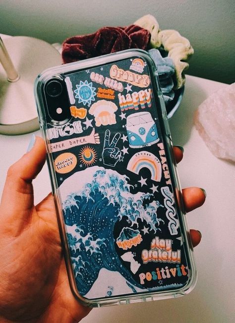 'make sure to follow me for more pins' 🎈 Tumblr Phone Case, Google Glass, Iphone Case Stickers, Diy Iphone Case, Apple Phone Case, Cases Diy, Phone Stickers, Art Phone Cases, Aesthetic Phone Case